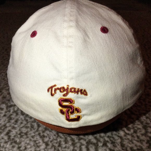 Nike USC Trojans Hat/Cap (White/(Crimson/Maroon)) - Picture 6 of 7